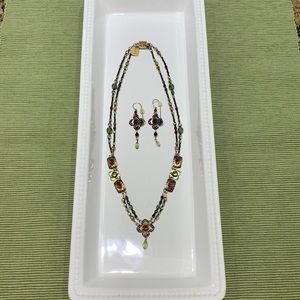 Holy Yashi Bohemian 16” necklace & earrings
